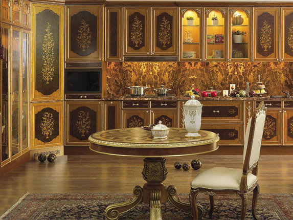 Дворцовые кухонные интерьеры от Asnaghi Interiors