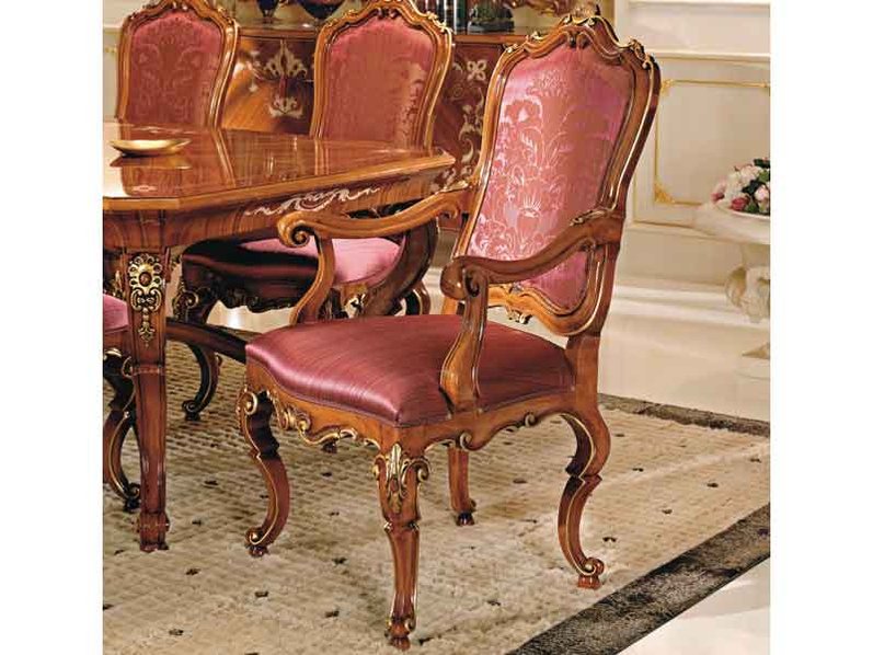 Итальянский стол и стулья DECOR ROYAL 02 фабрики BIANCHINI