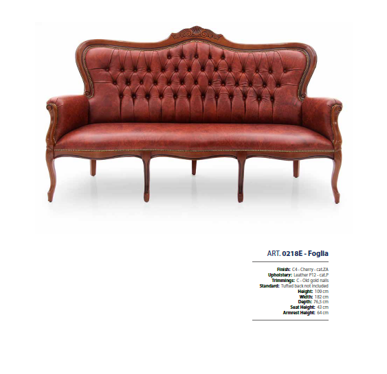 Итальянские классические кресла и диваны фабрики SEVENSEDIE. Часть 1.