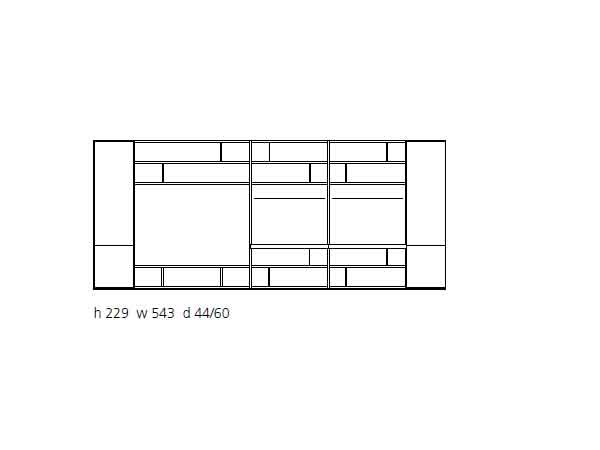 Итальянская стенка Home-1 фабрики GIELESSE