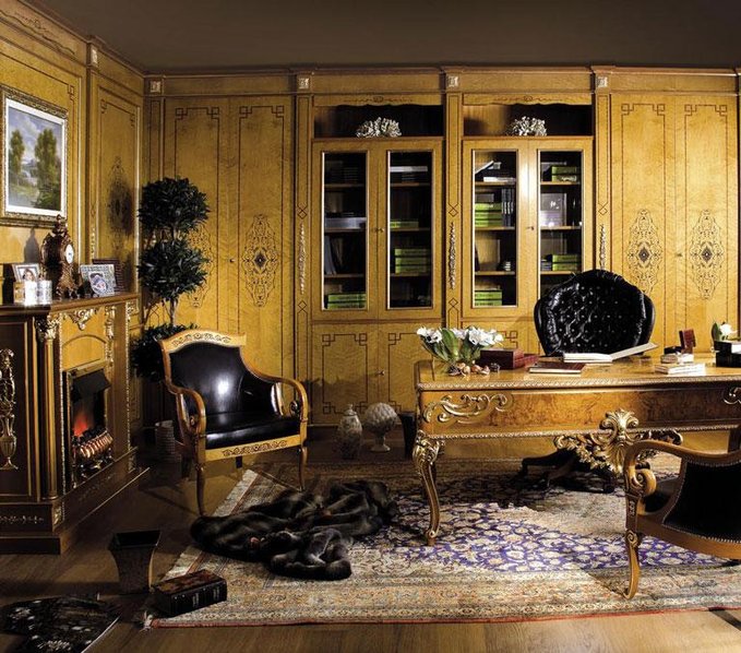 Итальянский кабинет Luxury фабрики Asnaghi Interiors