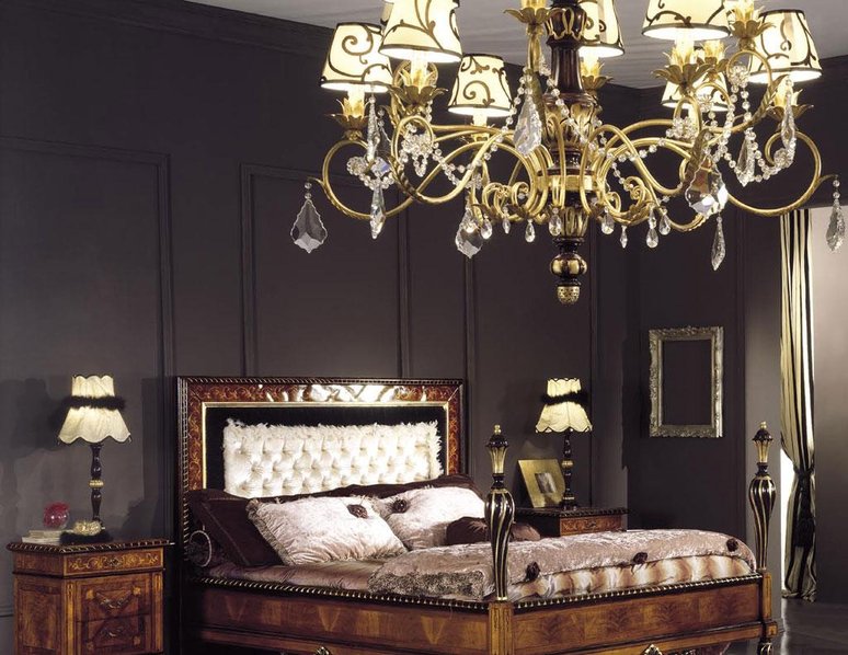 Итальянская спальня Neoclassico Gold фабрики Antico Borgo