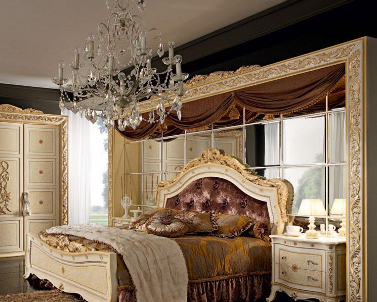 Итальянская спальня Alysee Laccoto Oro фабрики Bacci Stile