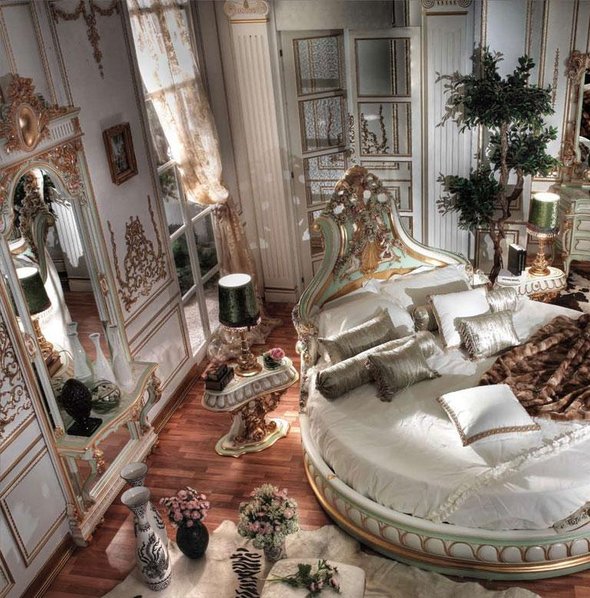 Итальянские спальни Gold фабрики Asnaghi Interiors