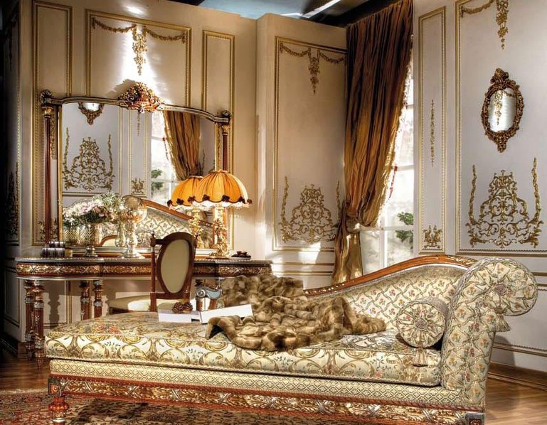 Итальянские спальни Gold фабрики Asnaghi Interiors