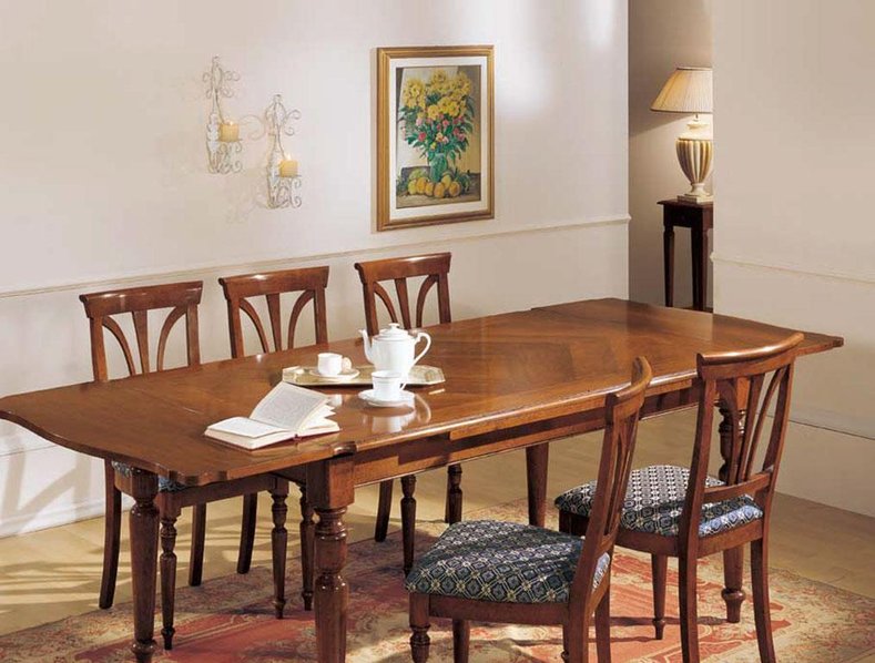Итальянская мебель для столовой Botticelli фабрики MIRANDOLA часть I