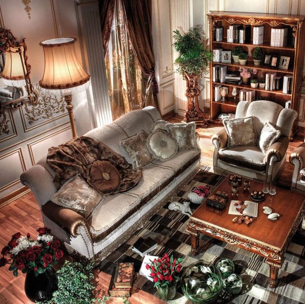 Итальянская мягкая мебель Gold фабрики Asnaghi Interiors