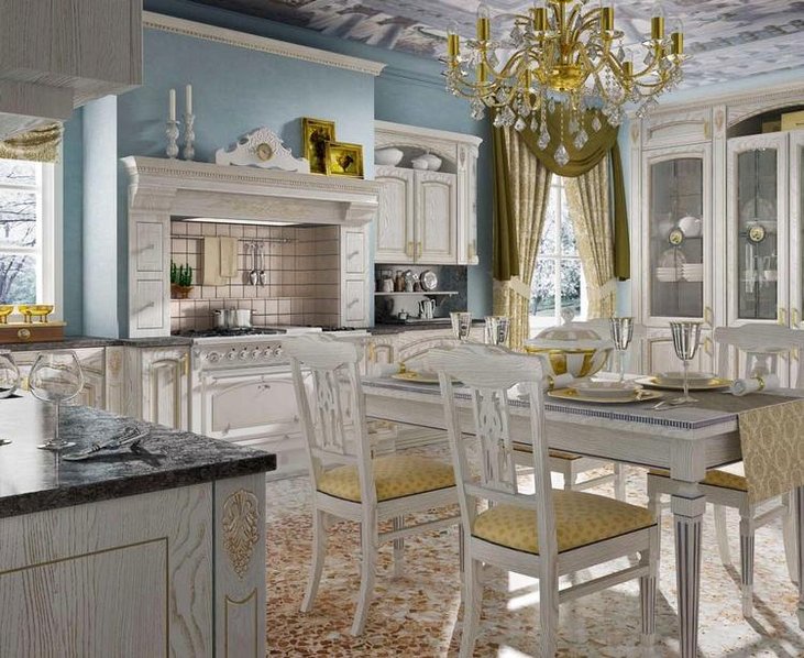 Итальянская кухня GOLD ELITE фабрики HOME CUCINE