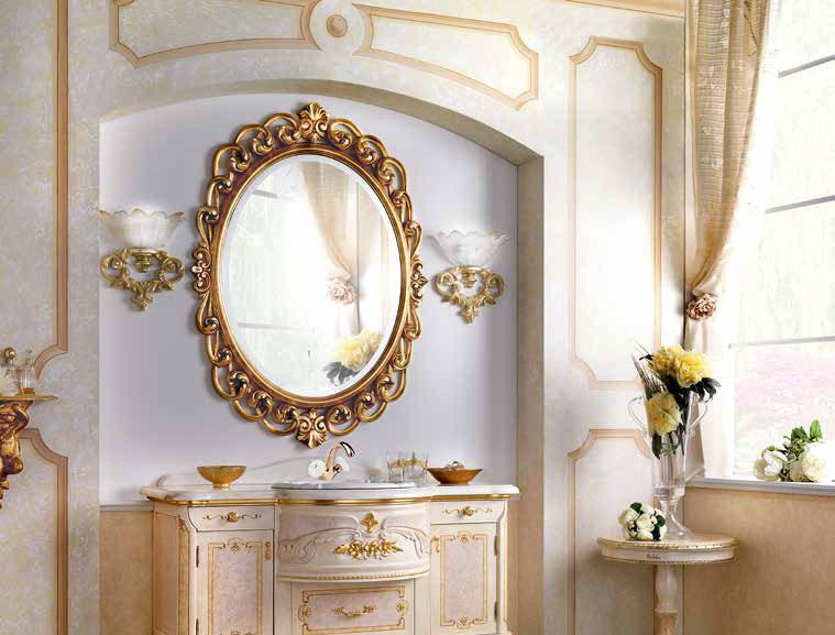 Итальянская мебель для ванной комнаты Manuel фабрики Fratelli Pistolesi