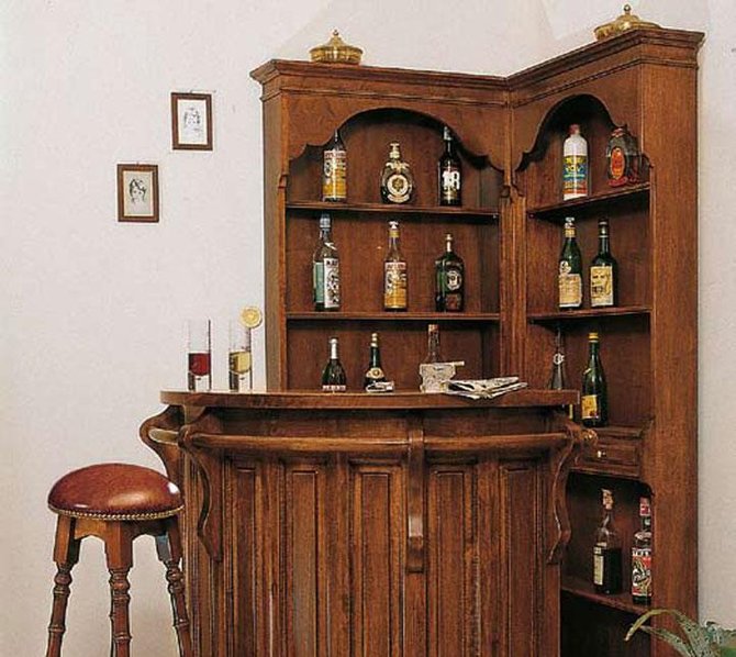 Итальянские бары и винные шкафы Perla del mare фабрики MODENESE GASTONE