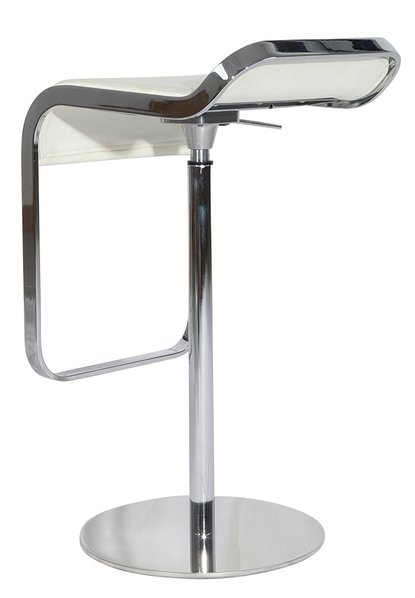 Барный стул LEM Style Piston Stool белая кожа от дизайнера SHIN AND TOMOKO AZUMI