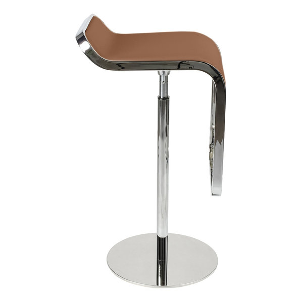 Барный стул LEM Style Piston Stool коричневая кожа от дизайнера SHIN AND TOMOKO AZUMI
