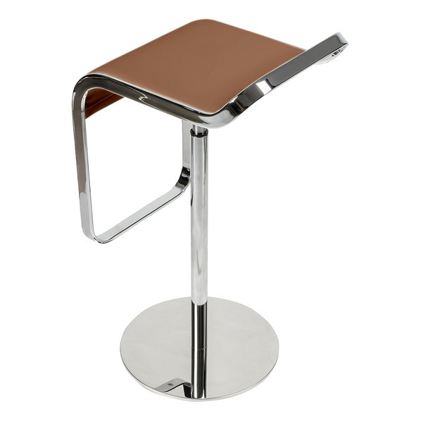 Барный стул LEM Style Piston Stool коричневая кожа от дизайнера SHIN AND TOMOKO AZUMI