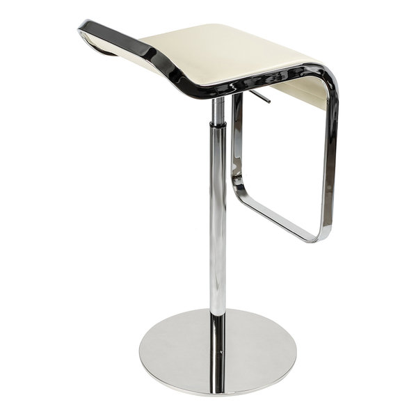 Барный стул LEM Style Piston Stool кремовая кожа от дизайнера SHIN AND TOMOKO AZUMI