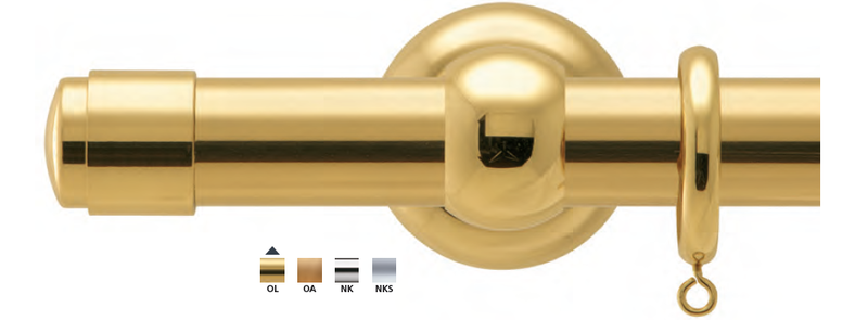 Итальянские карнизы LUX d35 mm фабрики  MOTTURA