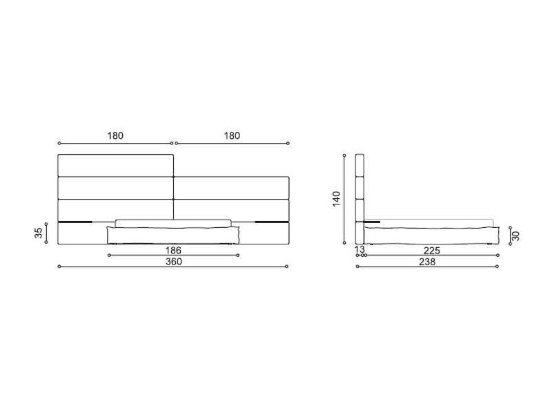 Итальянская кровать Set /08_B фабрики TWILS