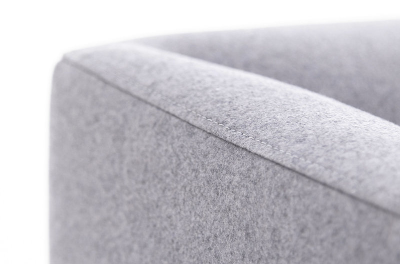 Диван Liro трехместный серый войлок от дизайнерской студии Profoffice