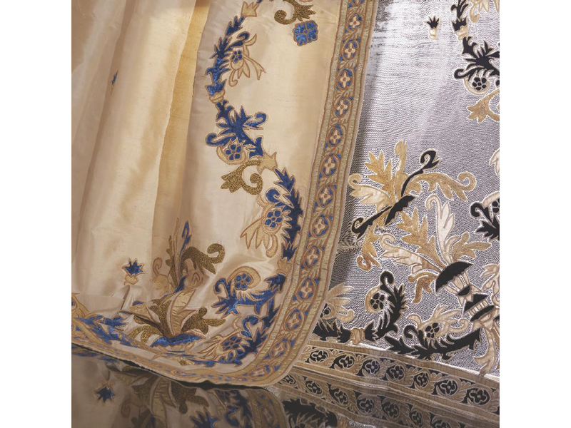 Итальянские шторы и тюли Duchessa 001 фабрики La Contessinа