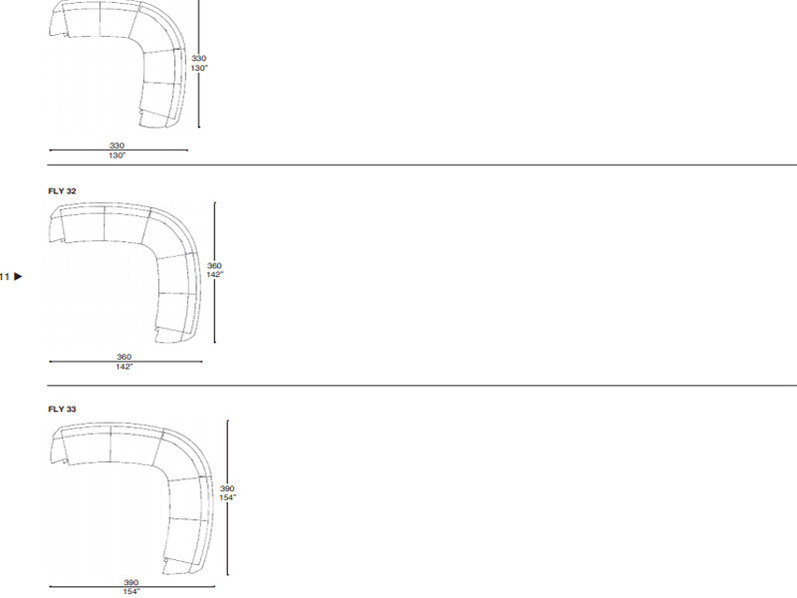 Итальянский диван FLY 01 фабрики IL LOFT