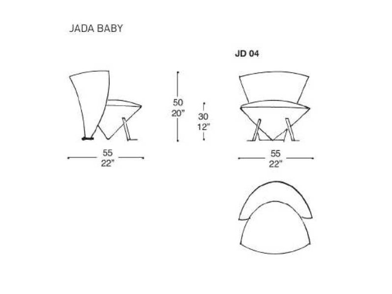 Итальянское кресло JADA BABY фабрики IL LOFT