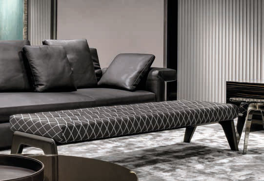 Итальянская банкетка KIRK фабрики MINOTTI