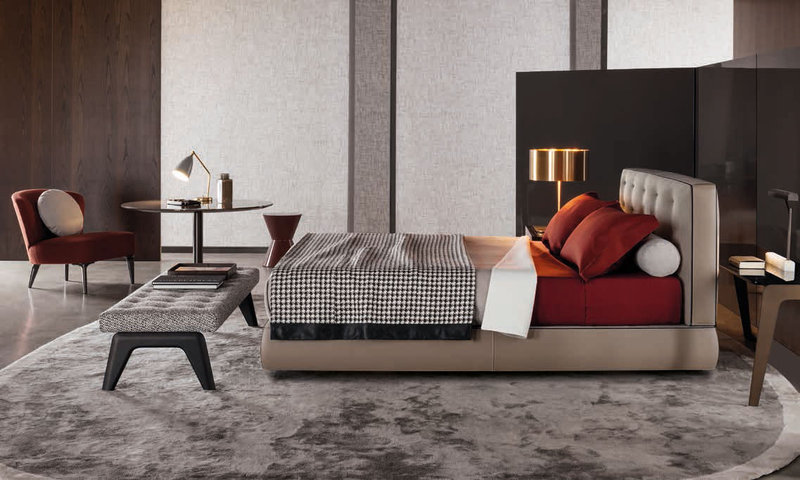 Итальянская кровать BEDFORD фабрики MINOTTI