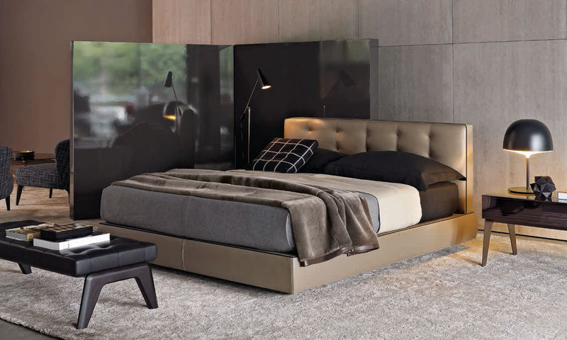 Итальянская кровать BEDFORD фабрики MINOTTI