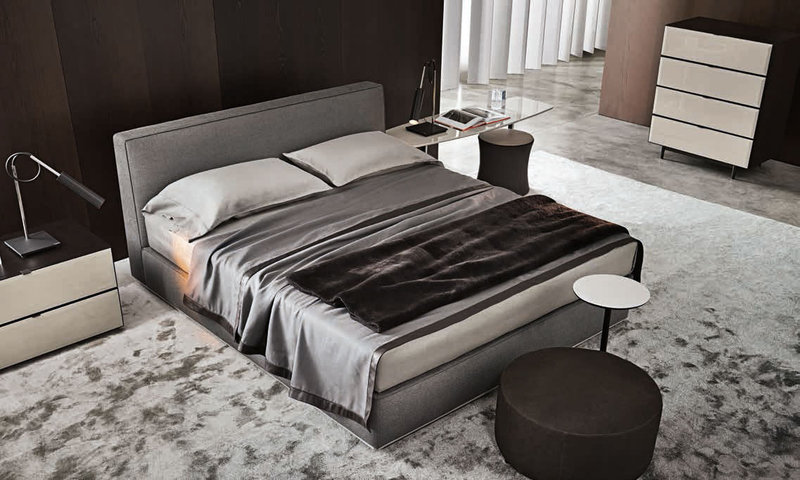 Итальянская кровать POWELL фабрики MINOTTI