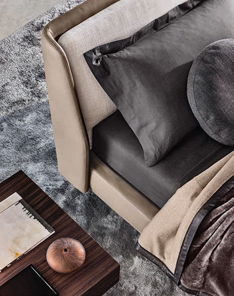 Итальянская кровать SPENCER фабрики MINOTTI