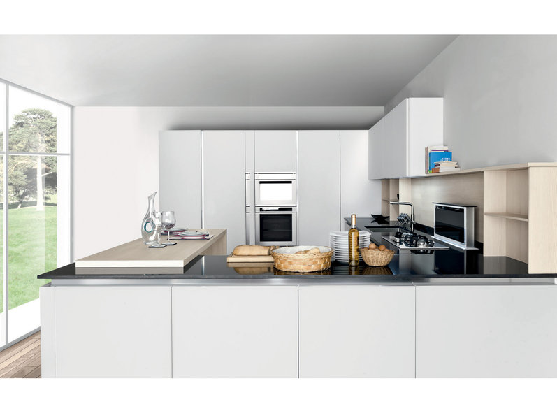 Итальянская кухня ABSOLUTE WHITE фабрики SPAGNOL CUCINE