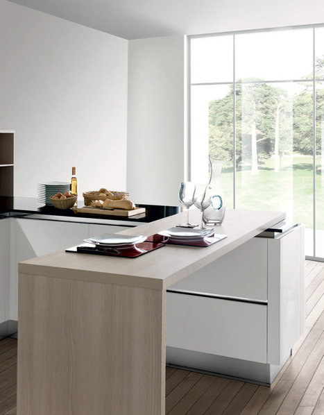 Итальянская кухня ABSOLUTE WHITE фабрики SPAGNOL CUCINE