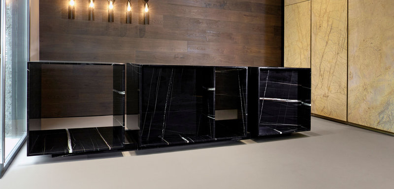 Итальянская кухня ANIMA SAHARA NOIR фабрики MINOTTI CUCINE