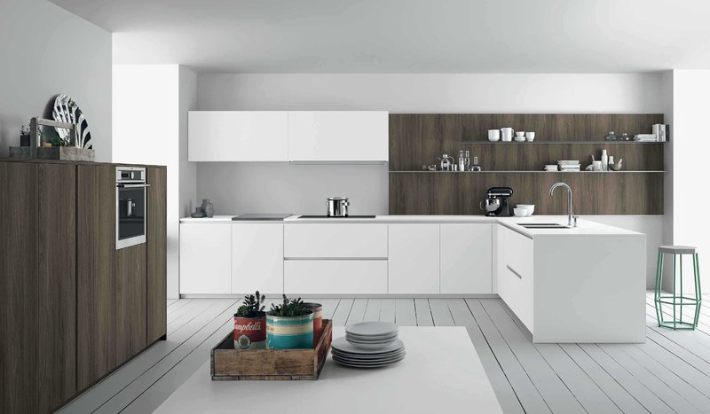 Итальянская кухня ASPEN 01 фабрики DOIMO CUCINE