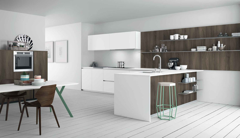 Итальянская кухня ASPEN 01 фабрики DOIMO CUCINE