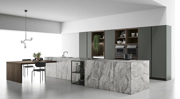 Итальянская кухня ASPEN 12 фабрики DOIMO CUCINE