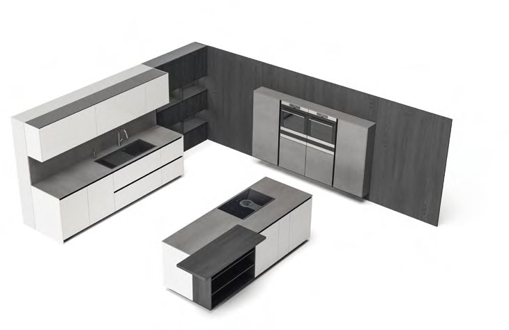 Итальянская кухня ASPEN 13 фабрики DOIMO CUCINE