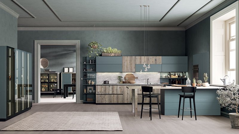 Итальянская кухня Atelier - English Kitchen фабрики CALLESELLA