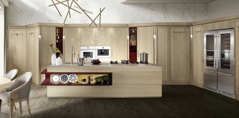 Итальянская кухня Attico a Shanghai фабрики Martini Mobili Итальянская кухня Attico a Shanghai фабрики Martini Mobili