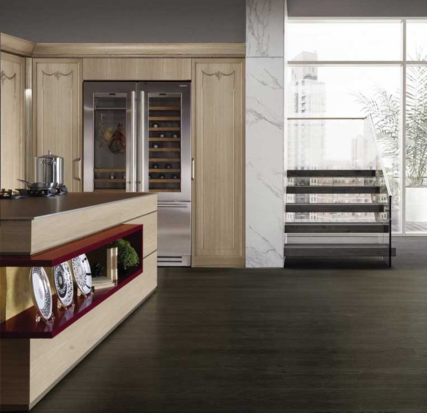 Итальянская кухня Attico a Shanghai фабрики Martini Mobili Итальянская кухня Attico a Shanghai фабрики Martini Mobili