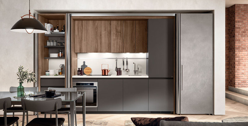 Итальянская кухня BoxLife 01 фабрики SCAVOLINI