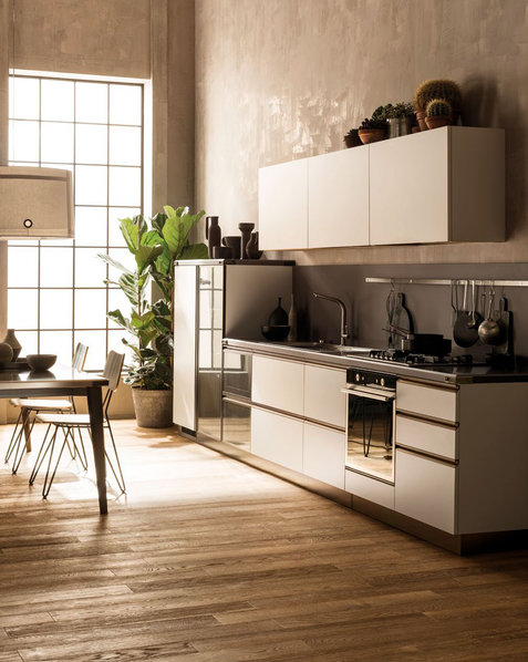 Итальянская кухня Diesel Open Workshop 06 фабрики SCAVOLINI