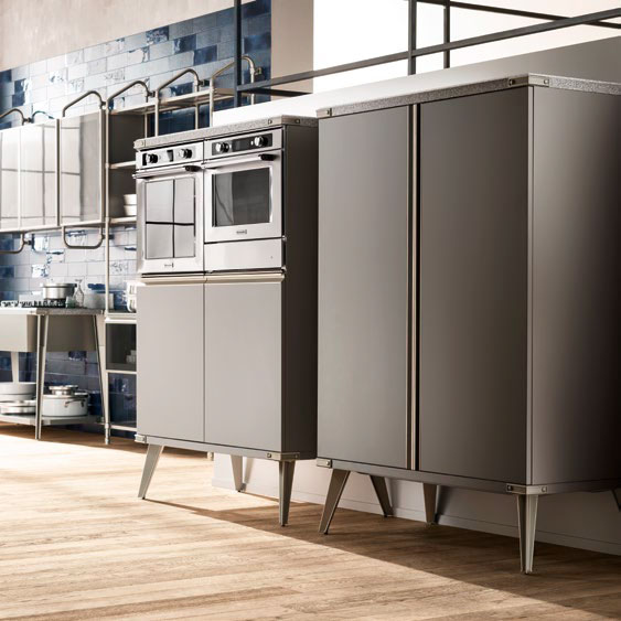 Итальянская кухня Diesel Open Workshop 08 фабрики SCAVOLINI