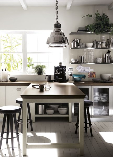 Итальянская кухня Diesel Social Kitchen 04 фабрики SCAVOLINI