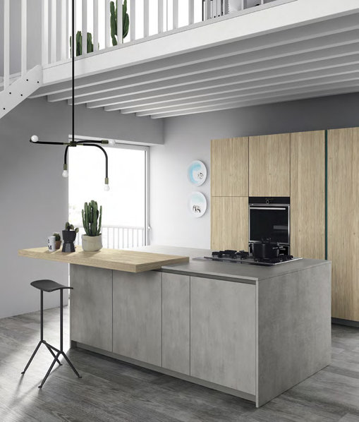 Итальянская кухня EASY 02 фабрики DOIMO CUCINE