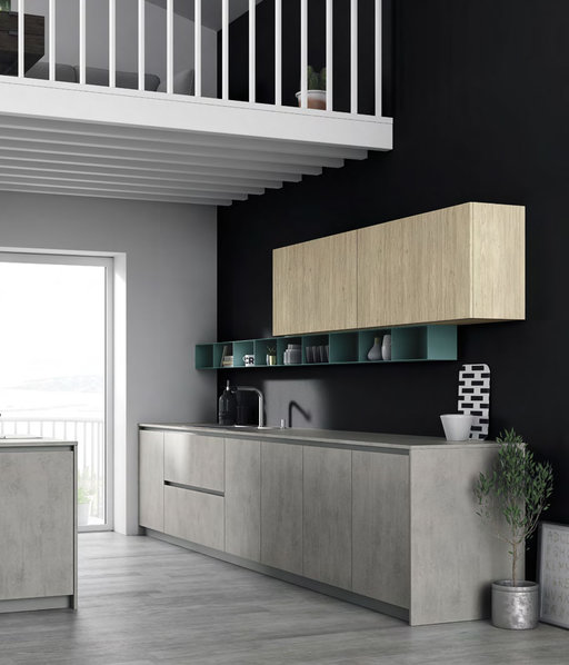 Итальянская кухня EASY 02 фабрики DOIMO CUCINE