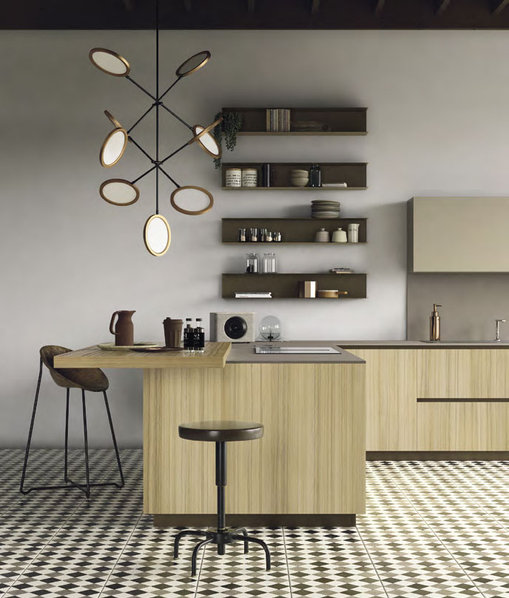 Итальянская кухня EASY 05 фабрики DOIMO CUCINE