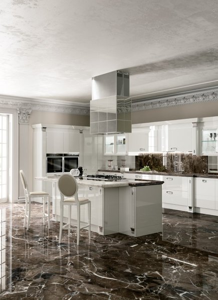 Итальянская кухня Exclusiva 02 фабрики SCAVOLINI