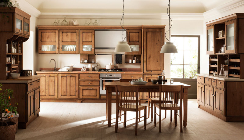 Итальянская кухня Favilla 09 фабрики SCAVOLINI