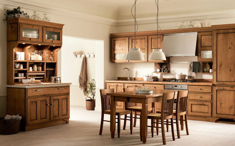 Итальянская кухня Favilla 09 фабрики SCAVOLINI