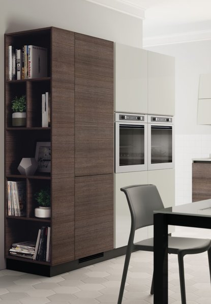 Итальянская кухня Flux Swing 05 фабрики SCAVOLINI